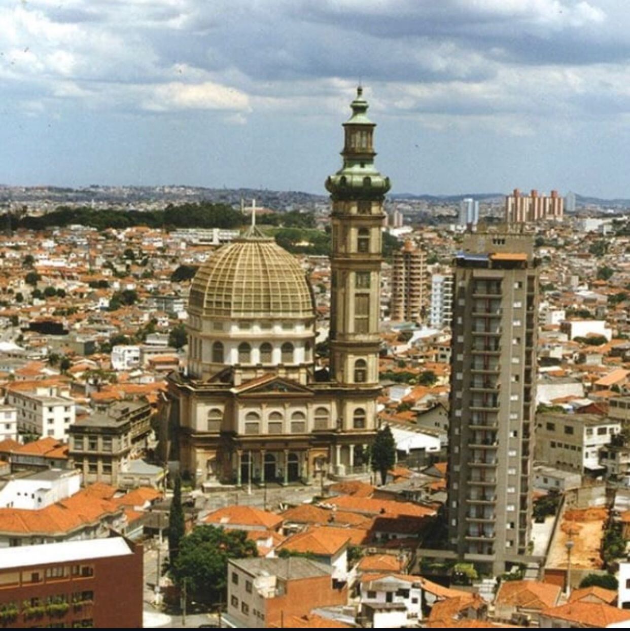 Vista aérea do Santuário