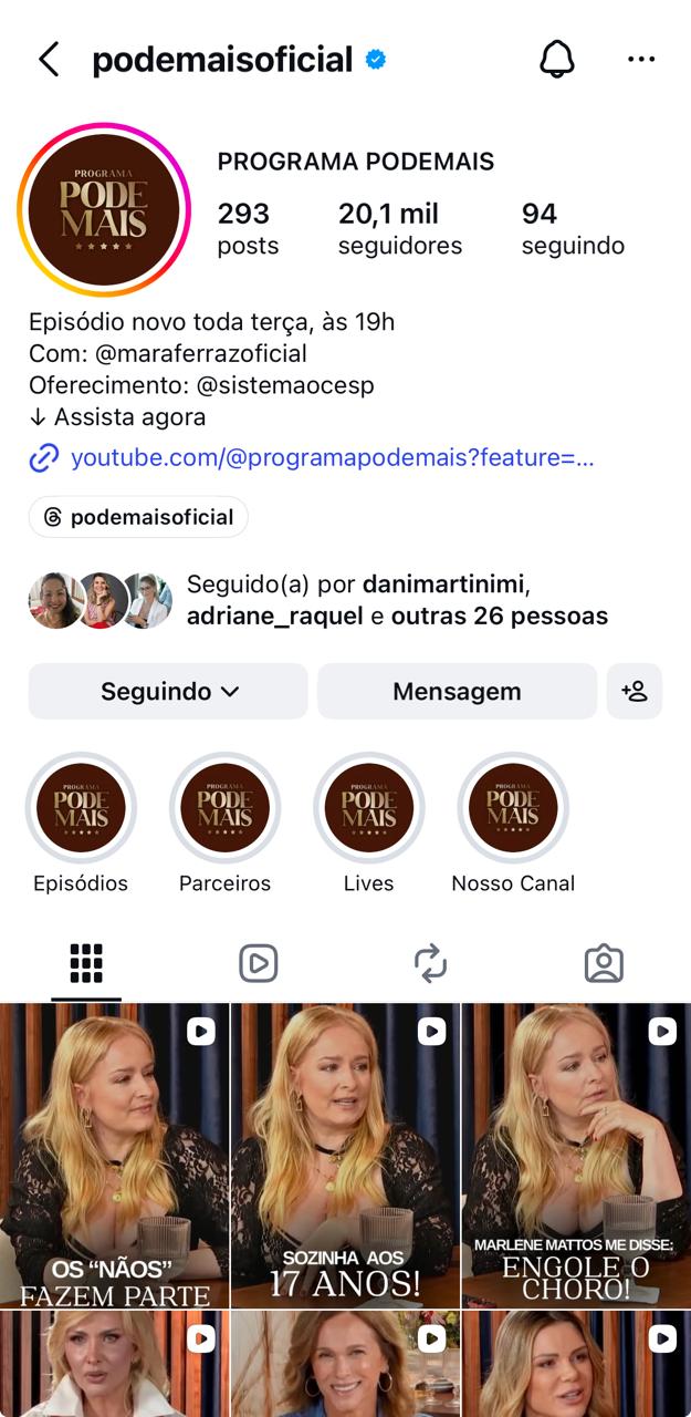 Instagram PodeMais