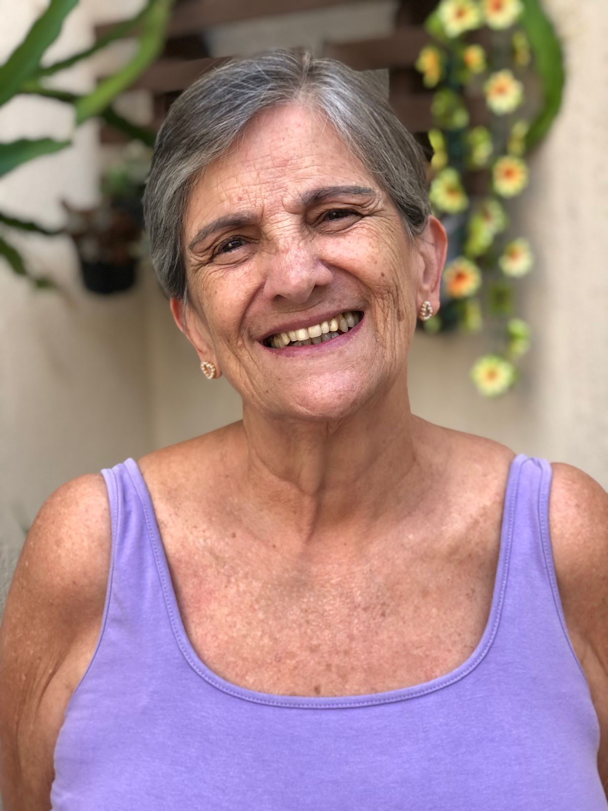 My mom, 75